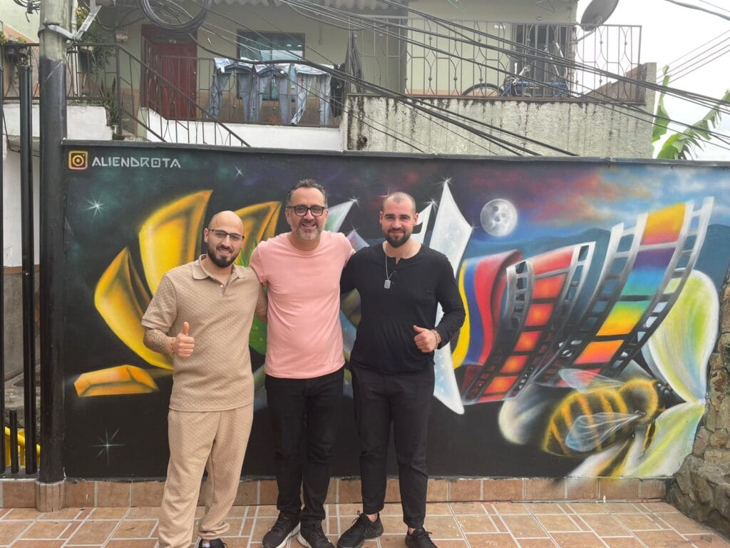 Pablo Escobar Tour Medellín with tourists and local guide